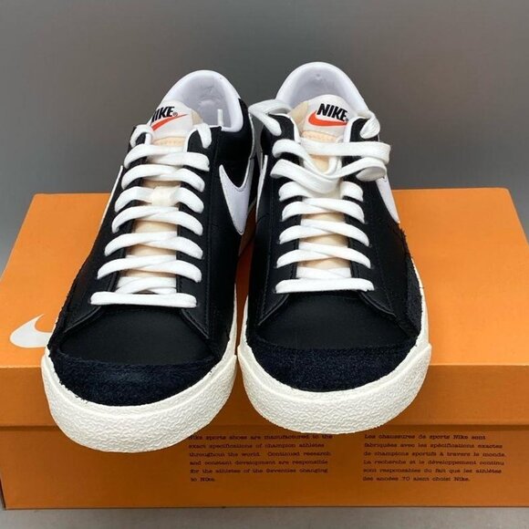 Nike Blazer Low 77 VNTG Black/Sail/White LTR DA6364-001 Retro Classic Trainer - Picture 4 of 10